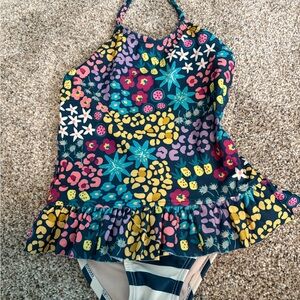 Tea Collection Multicolor Floral Swimsuit